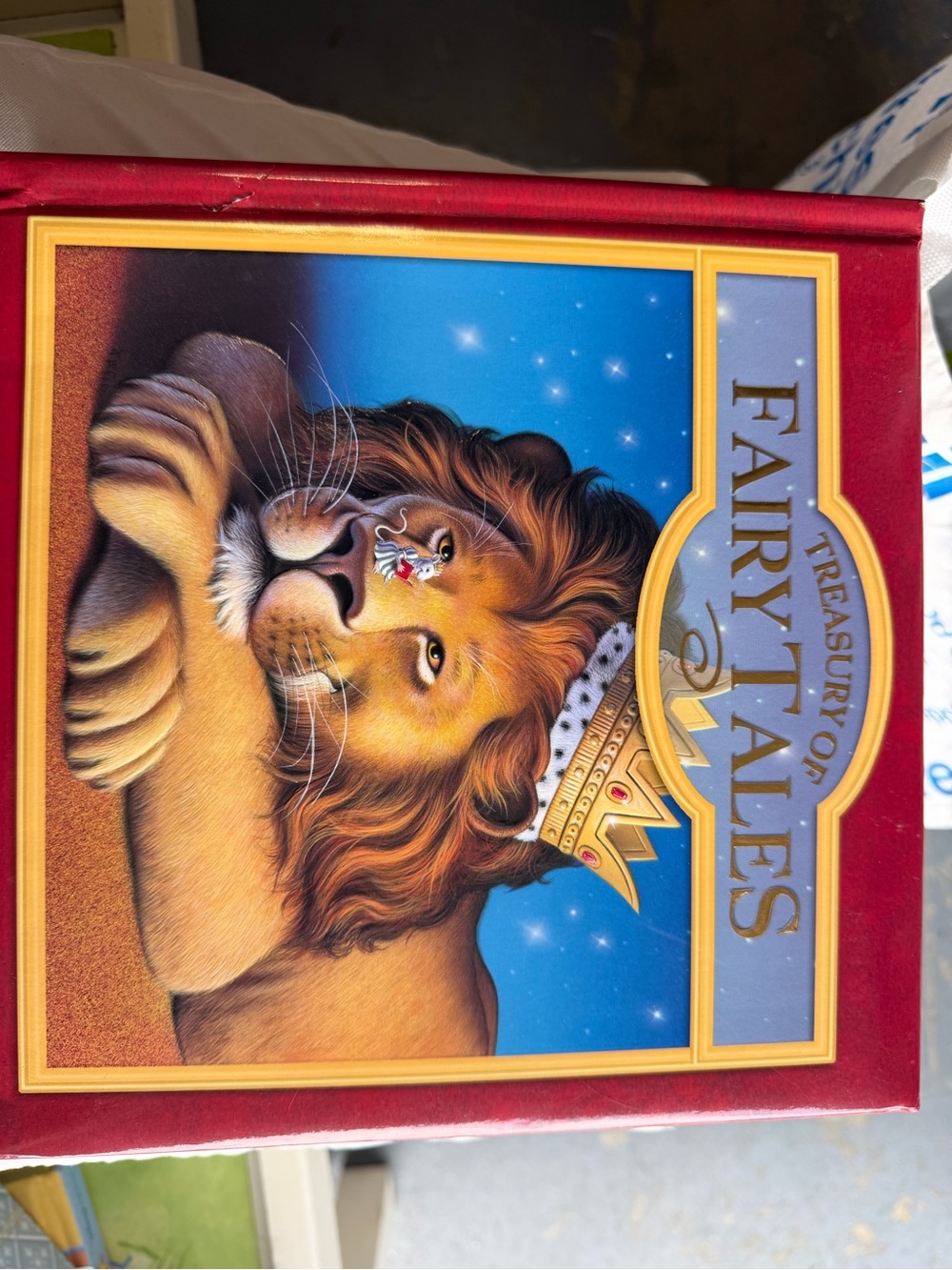 Treasury of Fairy Tales Hardcover Storybook - Red